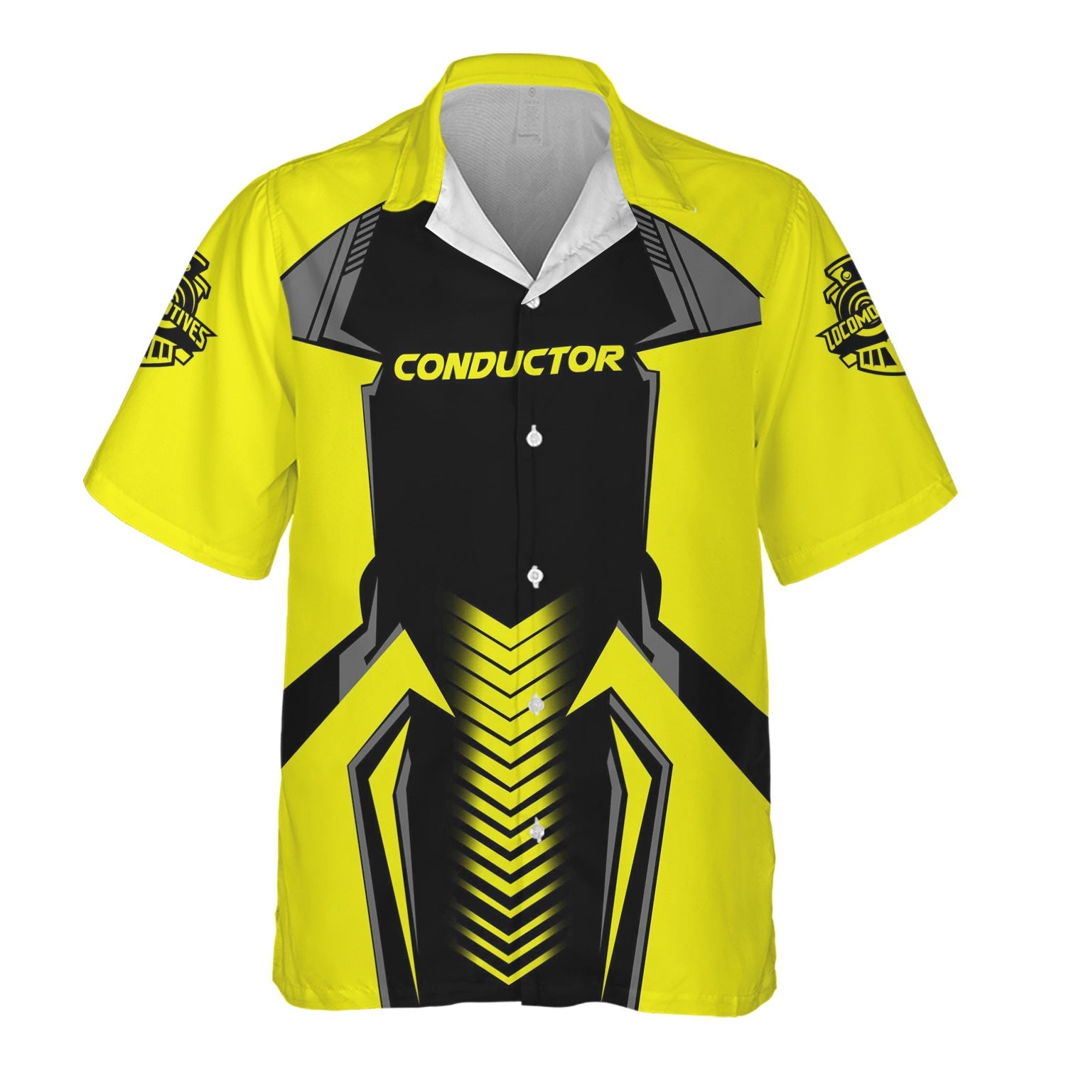 Railspirit Personalized Iowa Interstate Railroad Hawaiian Shirt Standout Style with Custom Position IAIS Train Shirt