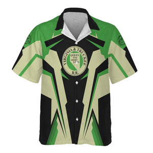 Railspirit Personalized Virginia & Truckee Railroad Hawaiian Shirt Strong Line Style Train Unisex Shirt All Over Print