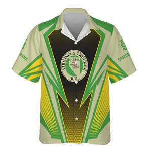 Railspirit Personalized Virginia & Truckee Railroad Hawaiian Shirt Lightning Graphic Style Shirt Gift Idea For Train Lover