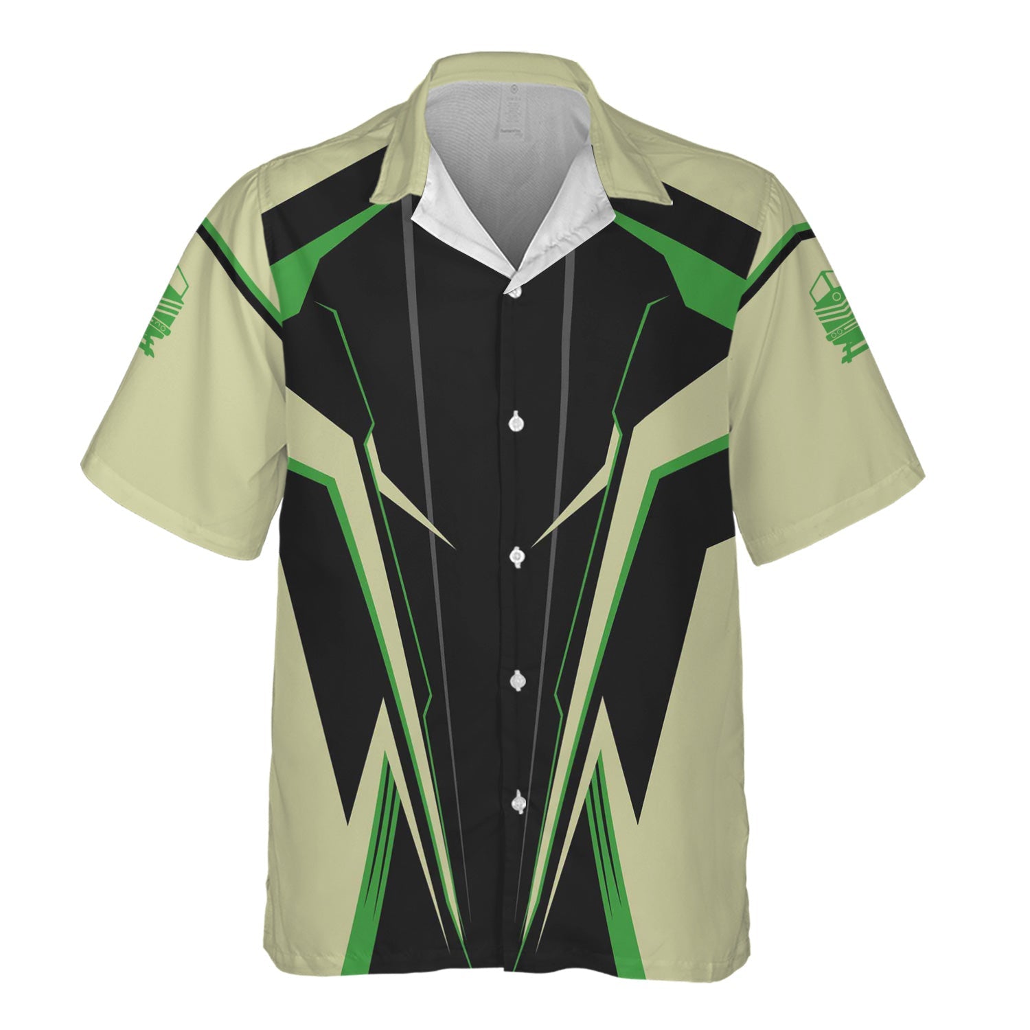 Railspirit Personalized Virginia & Truckee Railroad Hawaiian Shirt Lightning-Edge Design Train Shirt For Railroad Lovers