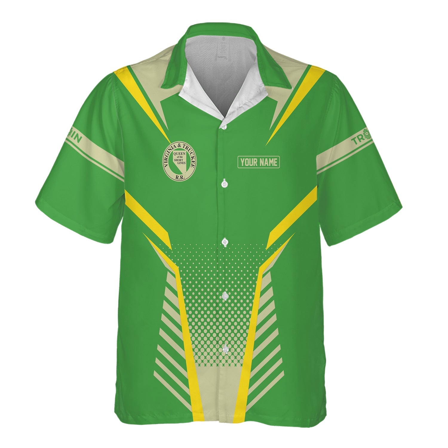 Railspirit Personalized Virginia & Truckee Railroad Hawaiian Shirt Unisex Train Shirt All Over Print