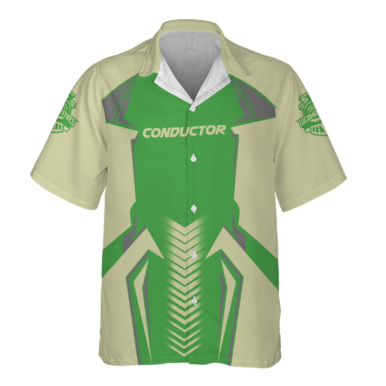 Railspirit Personalized Virginia & Truckee Railroad Hawaiian Shirt Standout Style with Custom Position Train Shirt