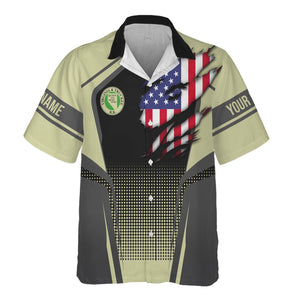 Railspirit Personalized Virginia & Truckee Railroad Hawaiian Shirt American Eagle Vintage Train Shirt