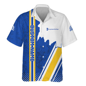 Railspirit Personalized Long Island Railroad Hawaiian Shirt All Over Printed Unisex Shirt