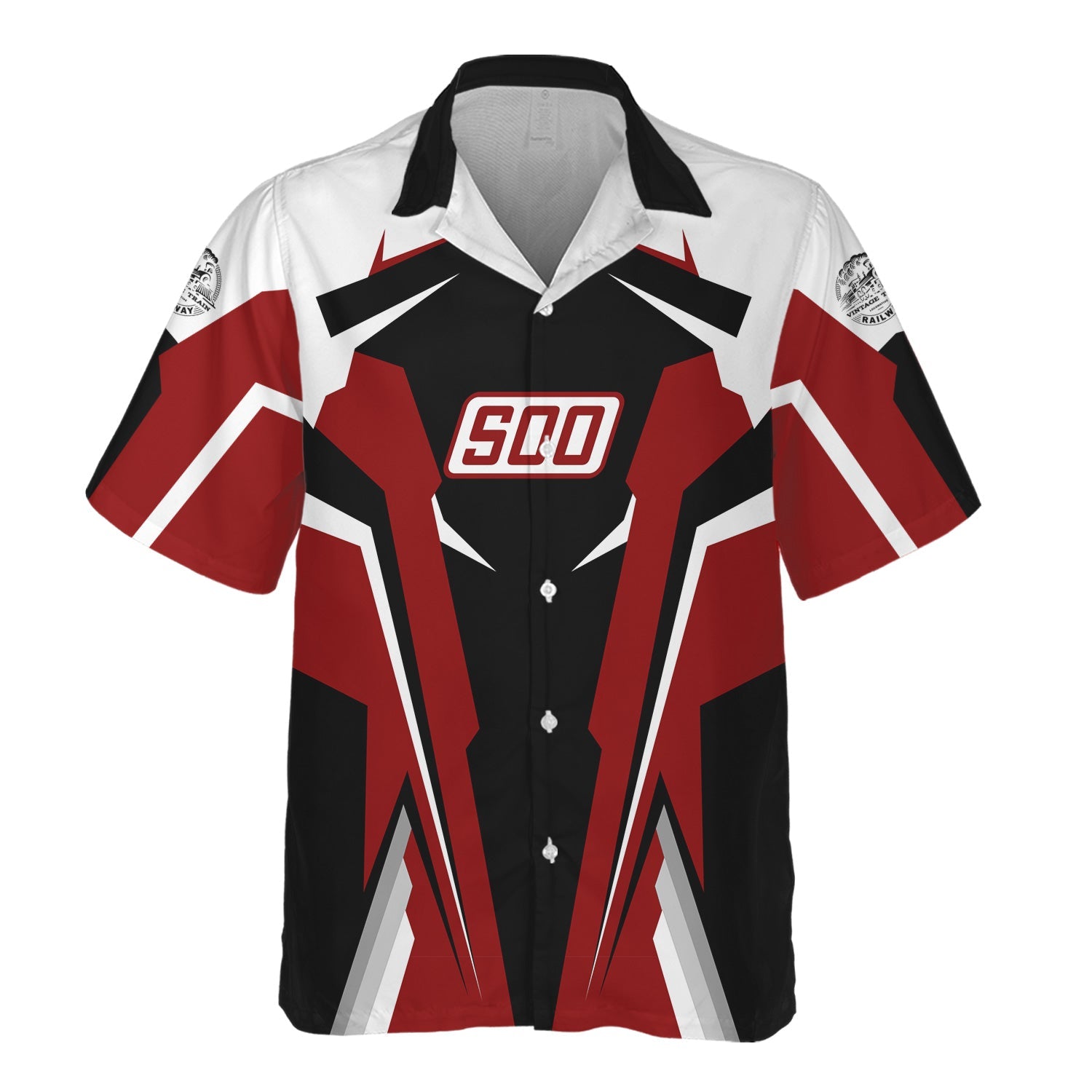 Railspirit Personalized Soo Line Railroad Hawaiian Shirt Strong Line Style Train Unisex Shirt All Over Print