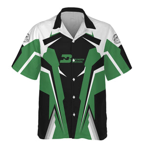 Railspirit Personalized Burlington Northern Railroad Hawaiian Shirt Strong Line Style Train Unisex Shirt All Over Print