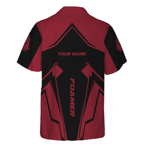 Railspirit Personalized Chicago Great Western Railroad Hawaiian Shirt Railway Trainspotter Style Shirt Gift Idea For Foamers