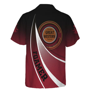 Railspirit Personalized Chicago Great Western Railroad Hawaiian Shirt Railway-Themed Style Shirt Gift Idea For Trainspotter