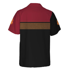 Railspirit Personalized Chicago Great Western Railroad Hawaiian Shirt You Need A Ride To The Train Station Shirt For Train Lovers