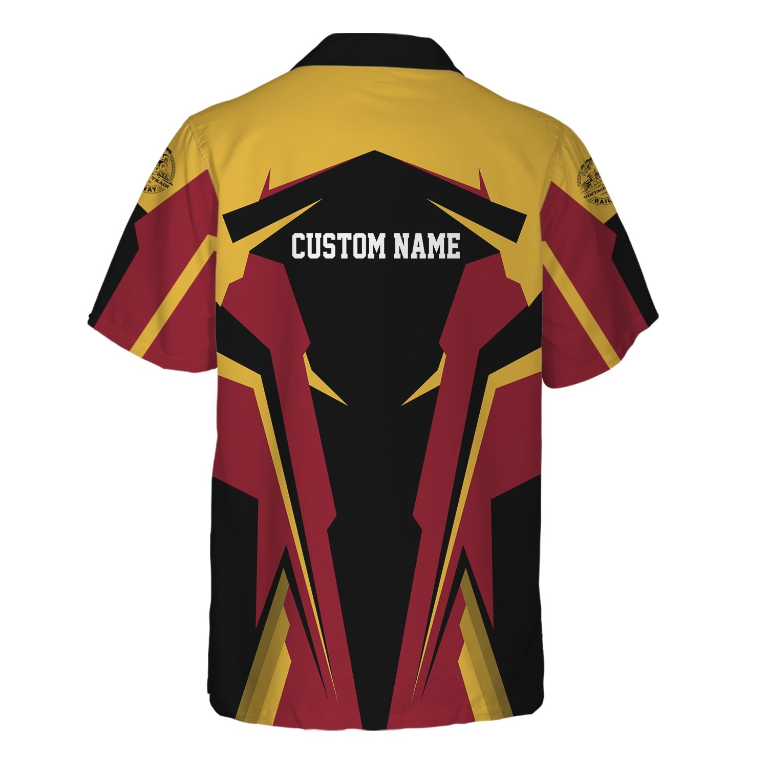 Railspirit Personalized Chicago Great Western Railroad Hawaiian Shirt Strong Line Style Train Unisex Shirt All Over Print