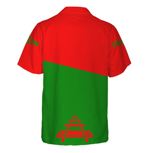 Railspirit Personalized Elgin Joliet And Eastern Railroad Hawaiian Shirt One Track Mind Unisex Train Shirt Gift Idea For Train Lover