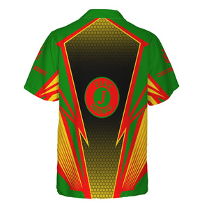 Railspirit Personalized Elgin Joliet And Eastern Railroad Hawaiian Shirt Lightning Graphic Style Shirt Gift Idea For Train Lover