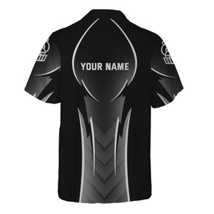 Railspirit Personalized Bessemer And Lake Erie Railroad Hawaiian Shirt Striking Line Style Train Shirt For Locomotive Lovers