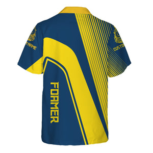 Railspirit Personalized Alaska Railroad Hawaiian Shirt Vibrant Striking Style Shirt For Rail Enthusiasts