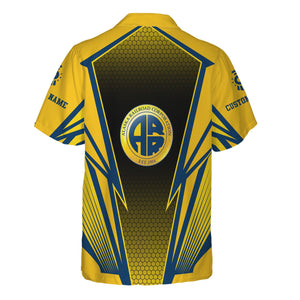 Railspirit Personalized Alaska Railroad Hawaiian Shirt Lightning Graphic Style Shirt Gift Idea For Train Lover