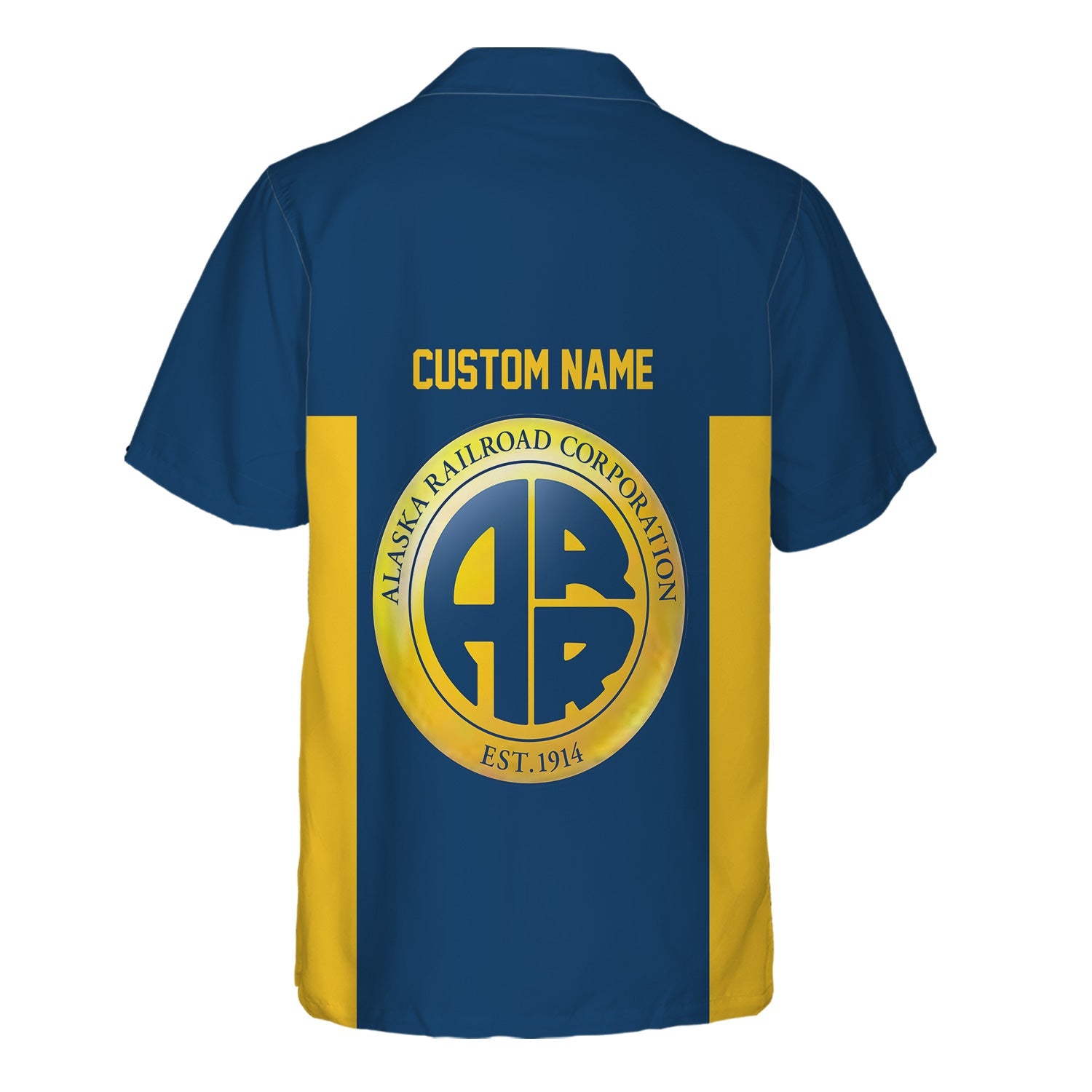 Railspirit Custom Name Alaska Railroad Hawaiian Shirt Yes I Need All Those Train Printed Shirt