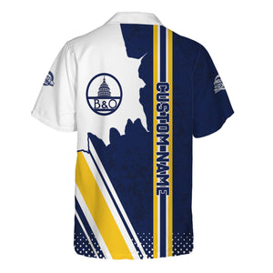 Railspirit Personalized Baltimore and Ohio Railroad Hawaiian Shirt B&O All Over Printed Unisex Shirt