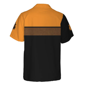 Railspirit Personalized Genesee & Wyoming Inc. Railroad Hawaiian Shirt You Need A Ride To The Train Station Shirt For Train Lovers