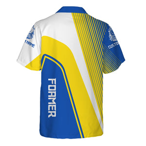 Railspirit Personalized Conrail Railroad Hawaiian Shirt Vibrant Striking Style Shirt For Rail Enthusiasts