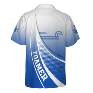 Railspirit Personalized Conrail Railroad Hawaiian Shirt Railway-Themed Style Shirt Gift Idea For Trainspotter