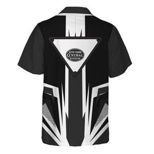 Railspirit New York Central Railroad Hawaiian Shirt Bold Graphic Style All Over Printed Shirt