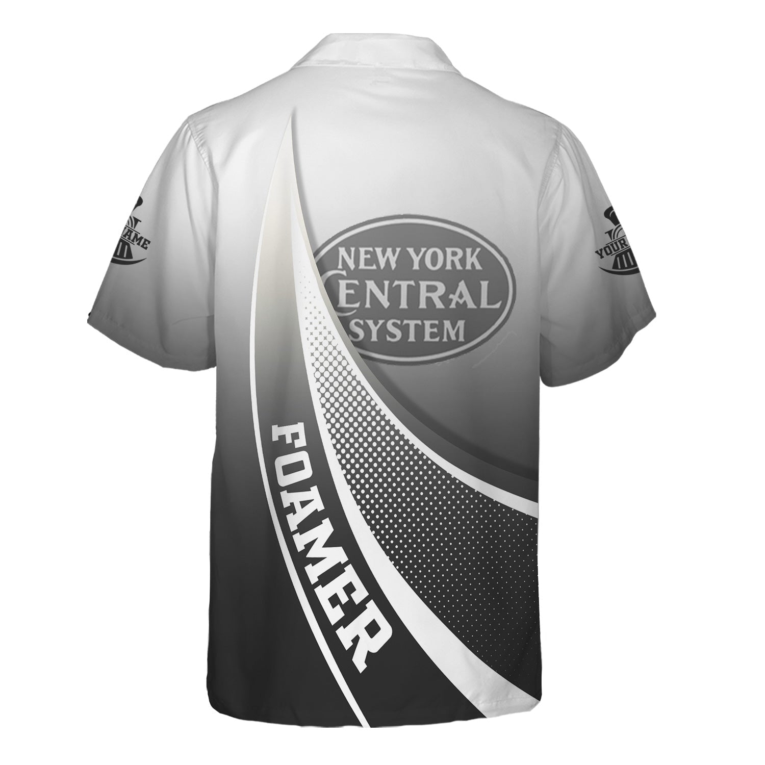 Railspirit Personalized New York Central Railroad Hawaiian Shirt Railway-Themed Style Shirt Gift Idea For Trainspotter