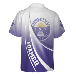 Railspirit Personalized Southern Pacific Railroad Hawaiian Shirt Railway-Themed Style Shirt Gift Idea For Trainspotter