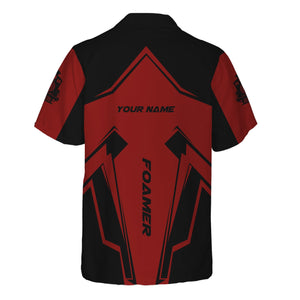 Railspirit Personalized Great Northern Railway Hawaiian Shirt Railway Trainspotter Style GNR Shirt Gift Idea For Foamers