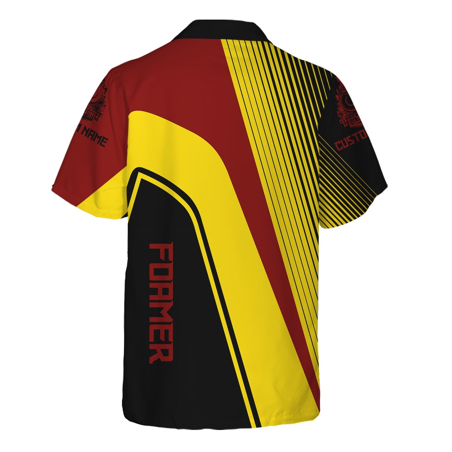 Railspirit Personalized Great Northern Railway Hawaiian Shirt Vibrant Striking Style GNR Shirt For Rail Enthusiasts