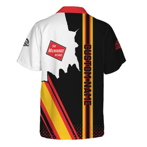 Railspirit Personalized Chicago, Milwaukee, St. Paul and Pacific Railroad Hawaiian Shirt Milwaukee Road All Over Printed Unisex Shirt