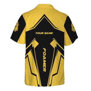 Railspirit Personalized Erie Railroad Hawaiian Shirt Railway Trainspotter Style Shirt Gift Idea For Foamers