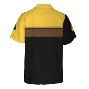 Railspirit Personalized Erie Railroad Hawaiian Shirt You Need A Ride To The Train Station Shirt For Train Lovers