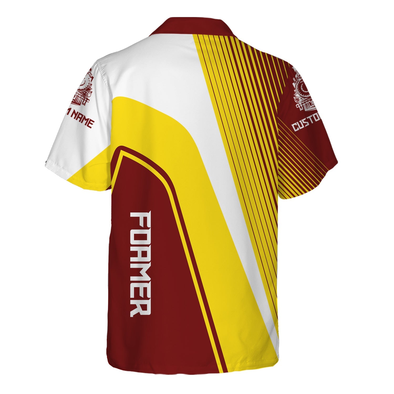 Railspirit Personalized Delaware, Lackawanna and Western Railroad Hawaiian Shirt Vibrant Striking Style DL&W Shirt For Rail Enthusiasts