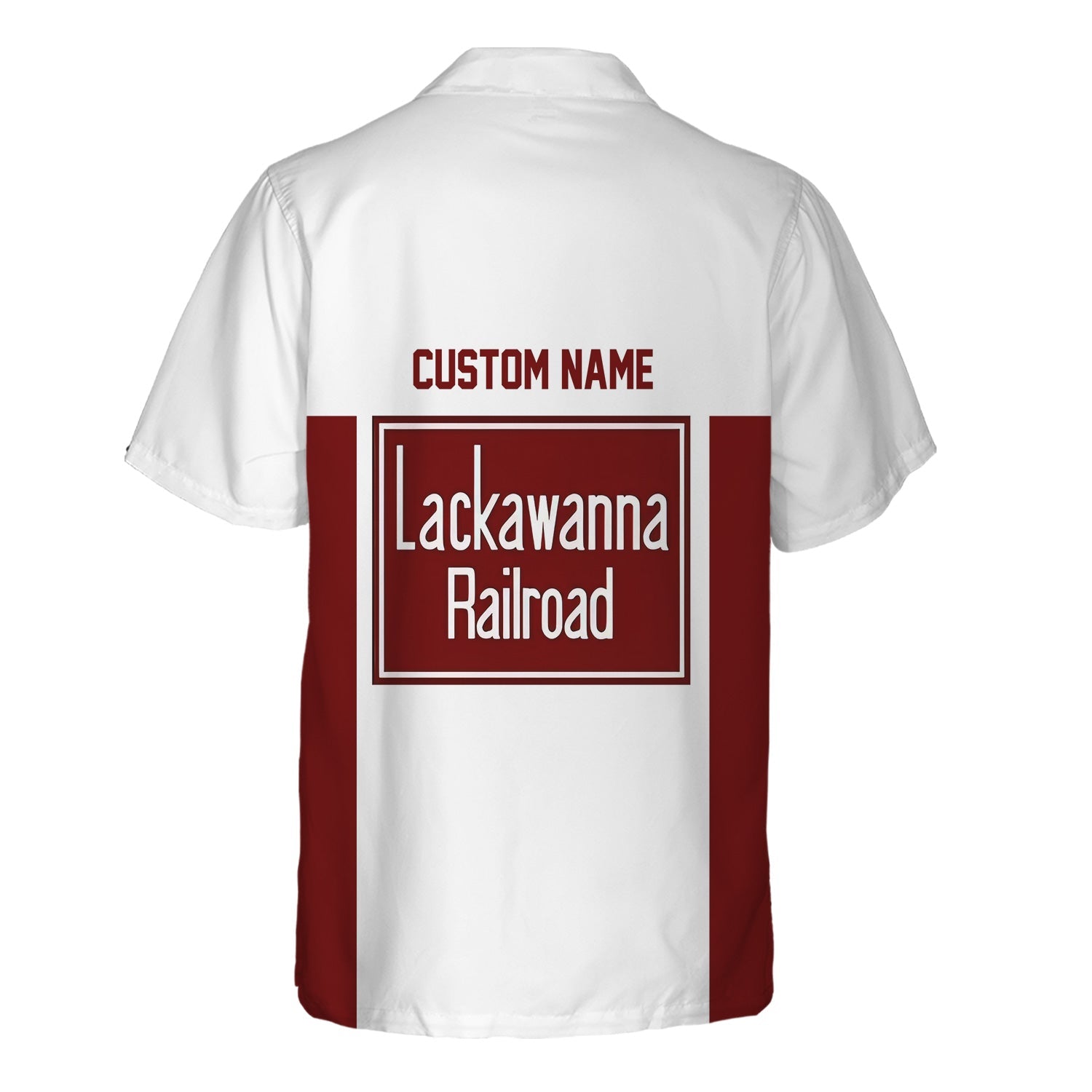 Railspirit Custom Name Delaware, Lackawanna and Western Railroad Hawaiian Shirt Yes I Need All Those Train DL&W Printed Shirt