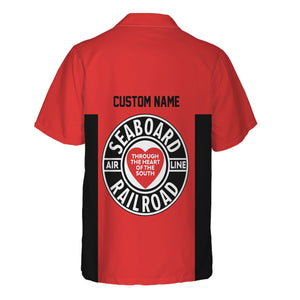 Railspirit Custom Name Seaboard Air Line Railroad Hawaiian Shirt Yes I Need All Those Train Printed Shirt