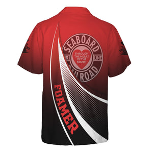 Railspirit Personalized Seaboard Air Line Railroad Hawaiian Shirt Railway-Themed Style Shirt Gift Idea For Trainspotter