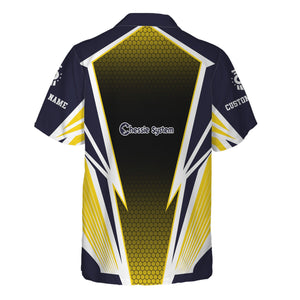 Railspirit Personalized Chessie System Railroad Hawaiian Shirt Lightning Graphic Style Shirt Gift Idea For Train Lover