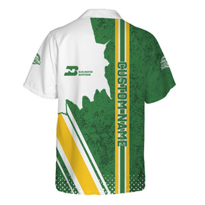 Railspirit Personalized Burlington Northern Railroad Hawaiian Shirt All Over Printed Unisex Shirt