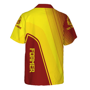 Railspirit Personalized Denver and Rio Grande Western Railroad Hawaiian Shirt Vibrant Striking Style Shirt For Rail Enthusiasts