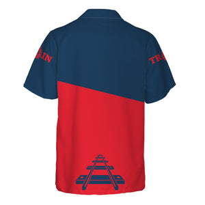 Railspirit Personalized Wabash Railroad Hawaiian Shirt One Track Mind Unisex Train Shirt Gift Idea For Train Lover