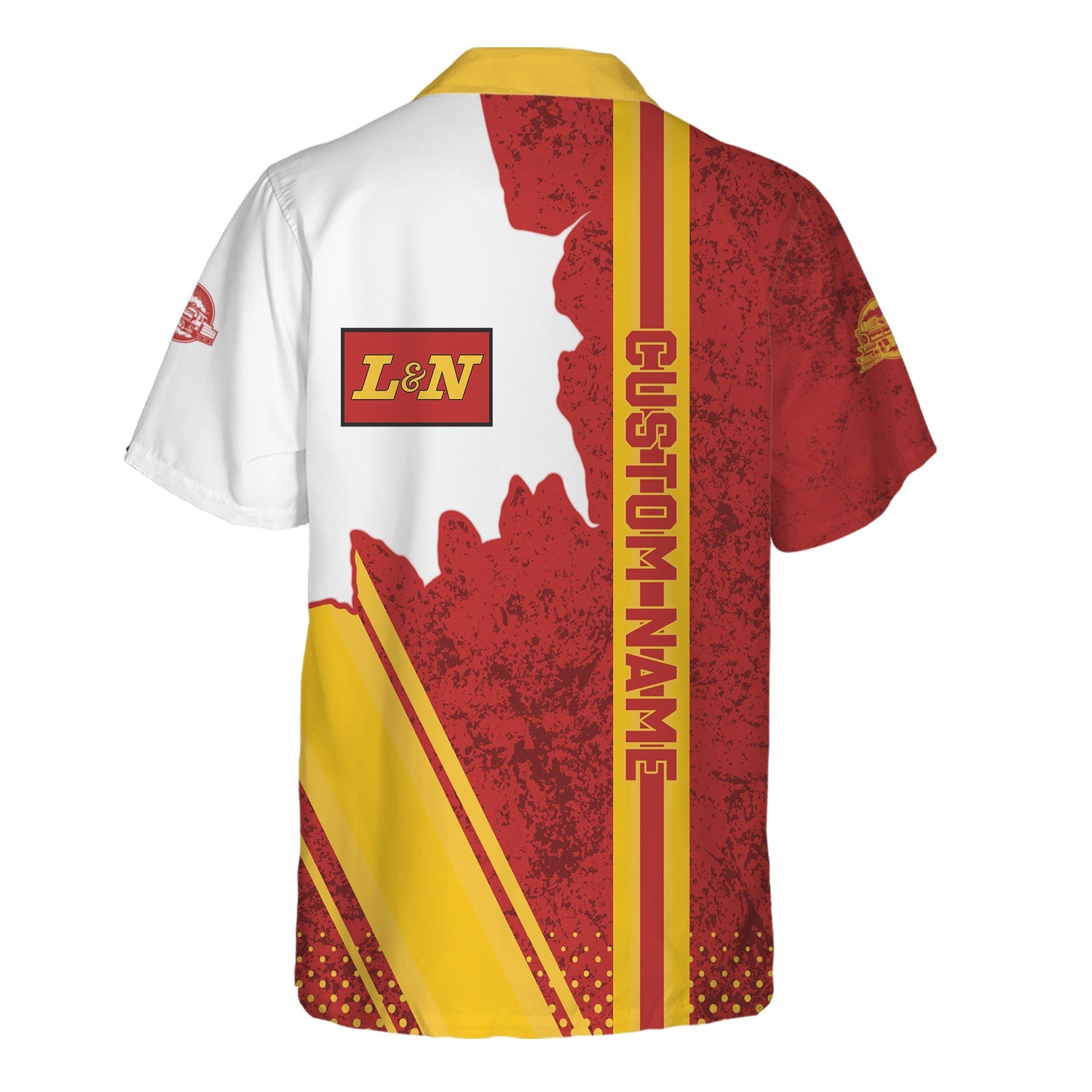 Railspirit Personalized Louisville and Nashville Railroad Hawaiian Shirt L&N All Over Printed Unisex Shirt