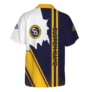 Railspirit Personalized Chesapeake and Ohio Railway Hawaiian Shirt C&O All Over Printed Unisex Shirt