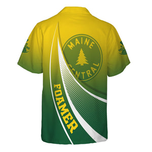 Railspirit Personalized Maine Central Railroad Hawaiian Shirt Railway-Themed Style Shirt Gift Idea For Trainspotter