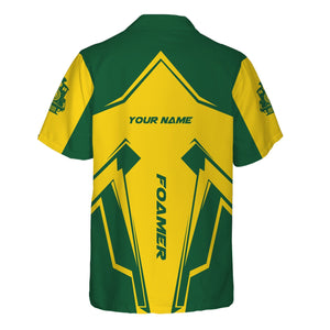 Railspirit Personalized Maine Central Railroad Hawaiian Shirt Railway Trainspotter Style Shirt Gift Idea For Foamers