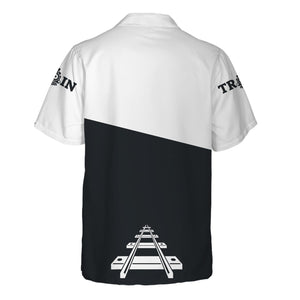 Railspirit Personalized Western Pacific Railroad Hawaiian Shirt One Track Mind Unisex Train Shirt Gift Idea For Train Lover