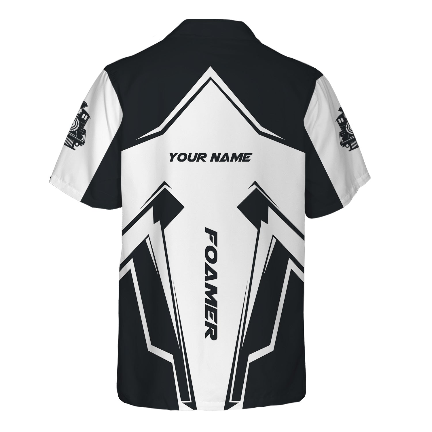 Railspirit Personalized Western Pacific Railroad Hawaiian Shirt Railway Trainspotter Style Shirt Gift Idea For Foamers