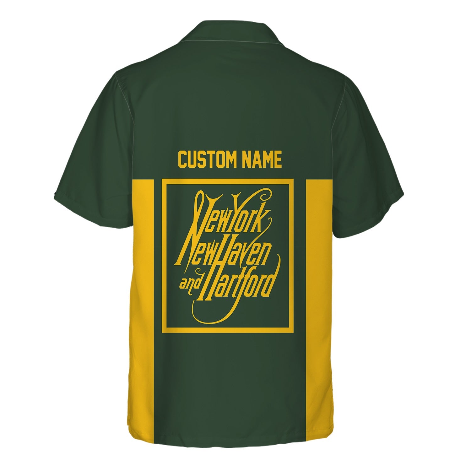 Railspirit Custom Name New York, New Haven and Hartford Railroad Hawaiian Shirt Yes I Need All Those Train New Haven Railroad Printed Shirt