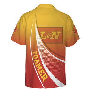 Railspirit Personalized Louisville and Nashville Railroad Hawaiian Shirt Railway-Themed Style L&N Shirt Gift Idea For Trainspotter