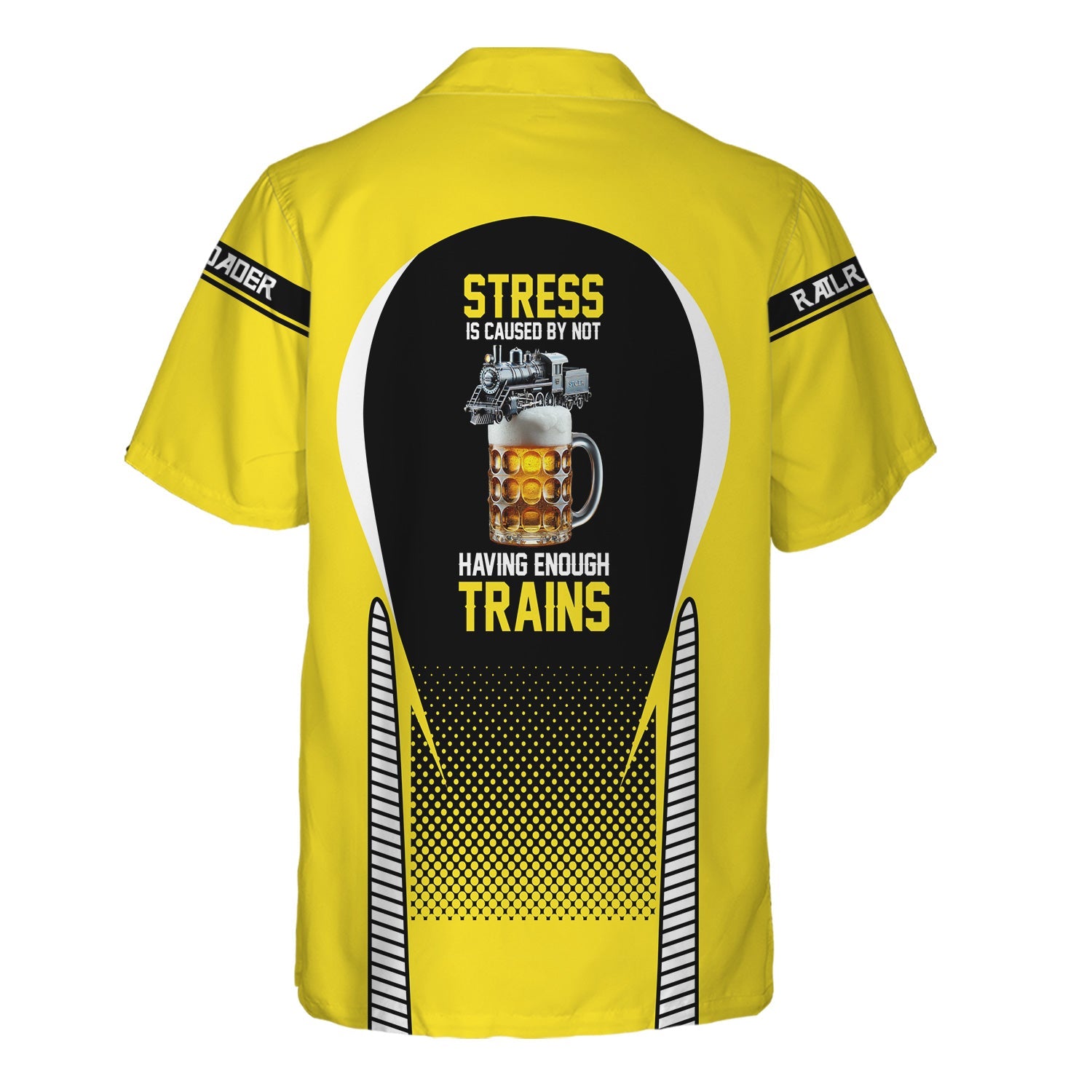 Railspirit  Personalized  Clinchfield Railroad Hawaiian Shirt  Stress Is Caused By Not Having Enough Trains  Shirt All Over Print