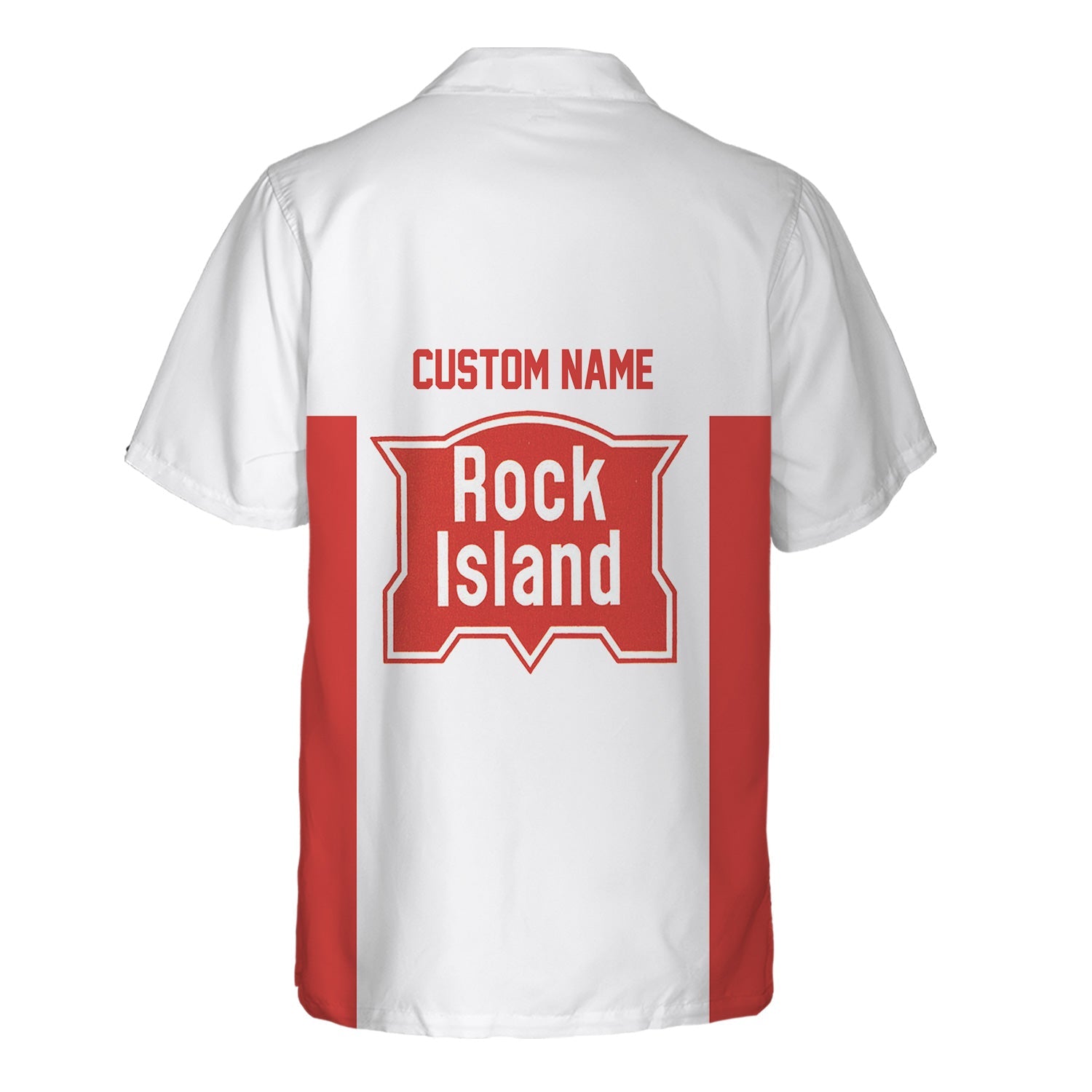 Railspirit Custom Name Chicago, Rock Island and Pacific Railroad Hawaiian Shirt Yes I Need All Those Train Rock Island Railroad Printed Shirt